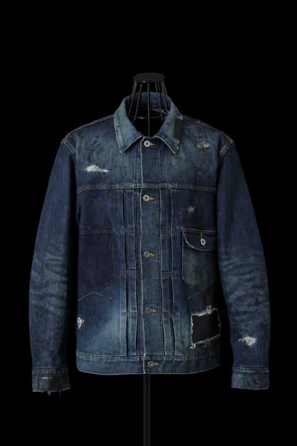 xx KOSUKE MATSUI THE DENIM STRETCH SELVEDGE DENIM 2ND. JACKET "DARK.INDIGO"