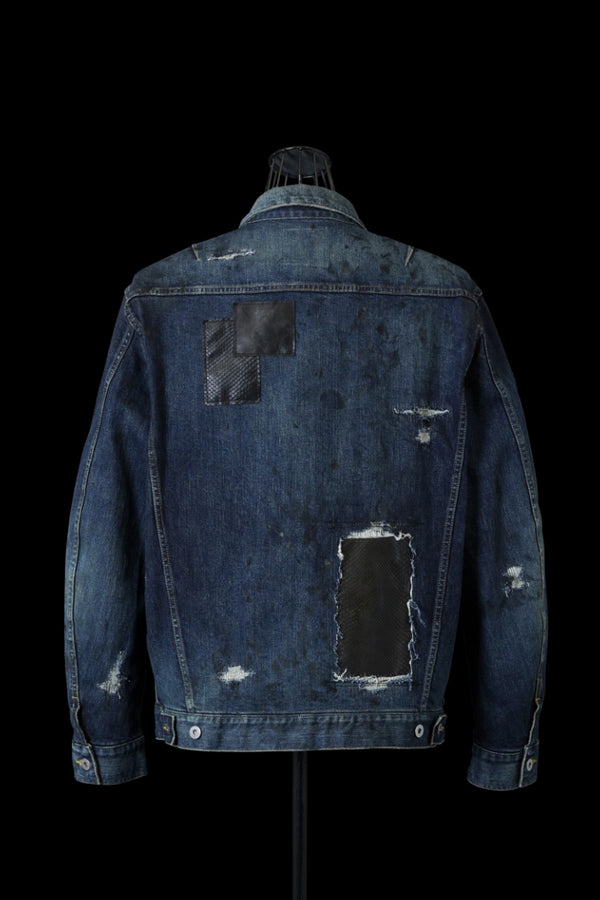 xx KOSUKE MATSUI THE DENIM STRETCH SELVEDGE DENIM 2ND. JACKET "DARK.INDIGO"