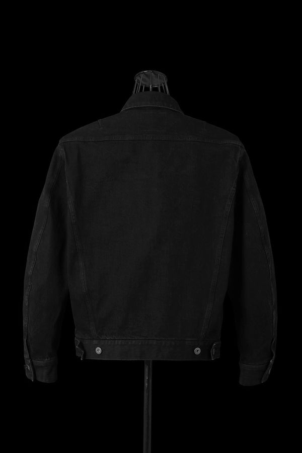 THE DENIM STRETCH SELVEDGE DENIM 2ND. JACKET “ONEWASH.BLACK”