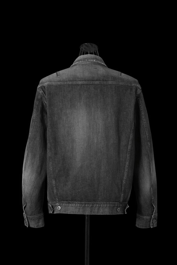 THE DENIM STRETCH SELVEDGE DENIM 2ND. JACKET “LIGHT.BLACK”