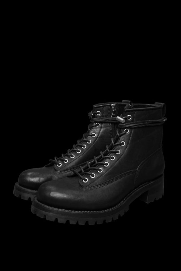 JP SHOULDER GARMENT-DYED LACE-UP BOOTS / VIBRAM#100SOLE
