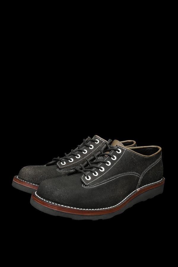 JP SHOULDER SUEDE GARMENT-DYED LOW LACE-UP SHOES / VIBRAM#4014SOLE