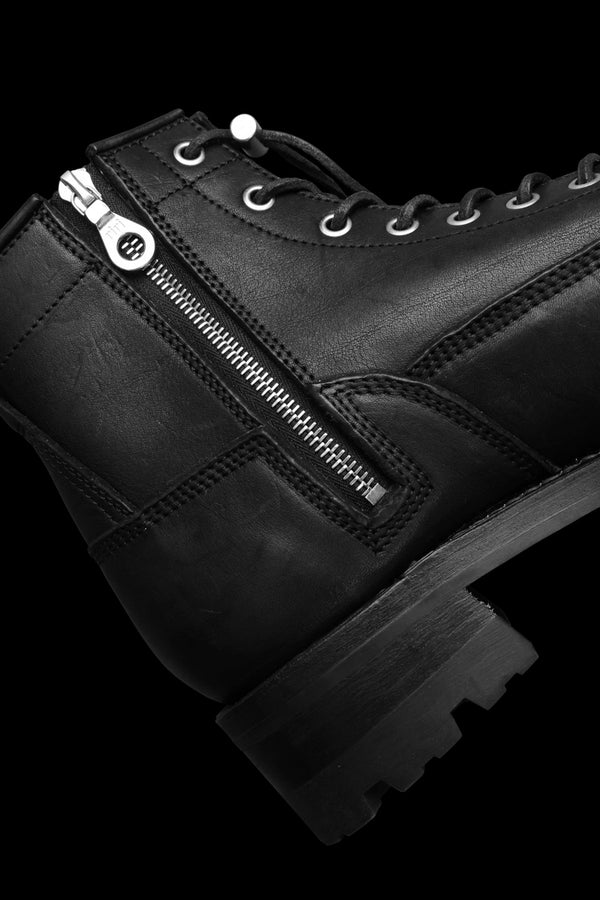 JP SHOULDER GARMENT-DYED LACE-UP BOOTS / VIBRAM#100SOLE