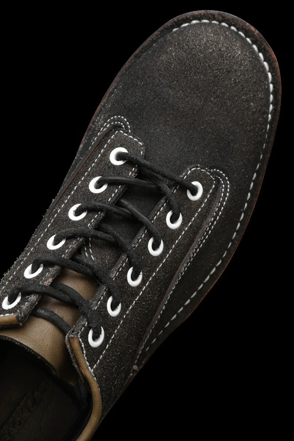 JP SHOULDER SUEDE GARMENT-DYED LOW LACE-UP SHOES / VIBRAM#4014SOLE