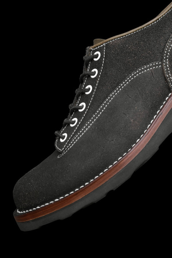 JP SHOULDER SUEDE GARMENT-DYED LOW LACE-UP SHOES / VIBRAM#4014SOLE