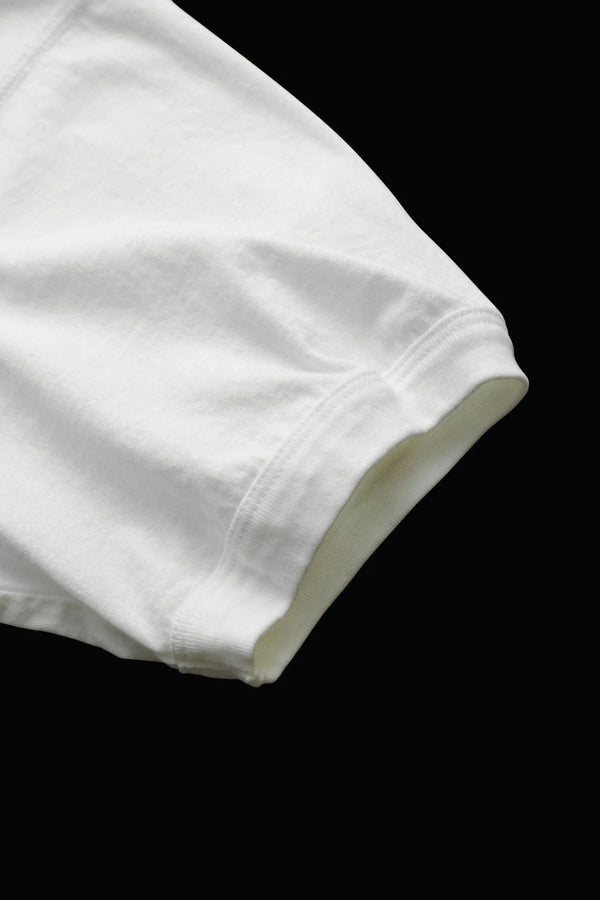 ORGANIC COTTON 30/1 SINGLE JERSEY HENLEY NECK TEE S/S
