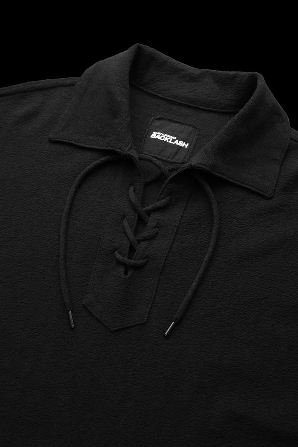 DRY TOUCH BLOCK INLAY LACE-UP CUT&SEWN