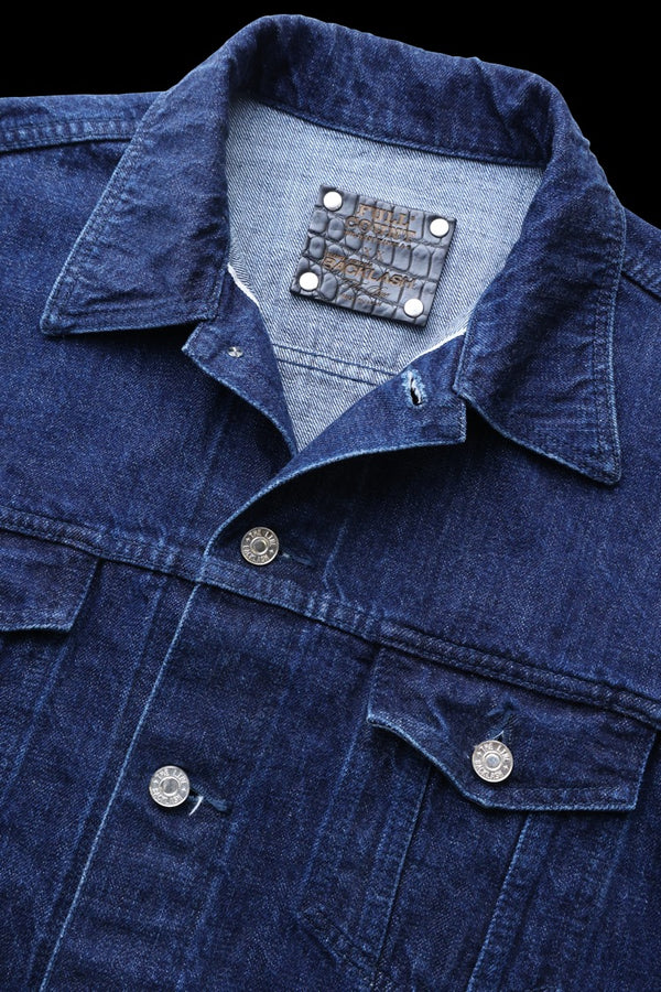 xx FULLCOUNT THE LINE DENIM JACKET / 13.7oz ORIGINAL SELVEDGE DENIM + SILVER 925
