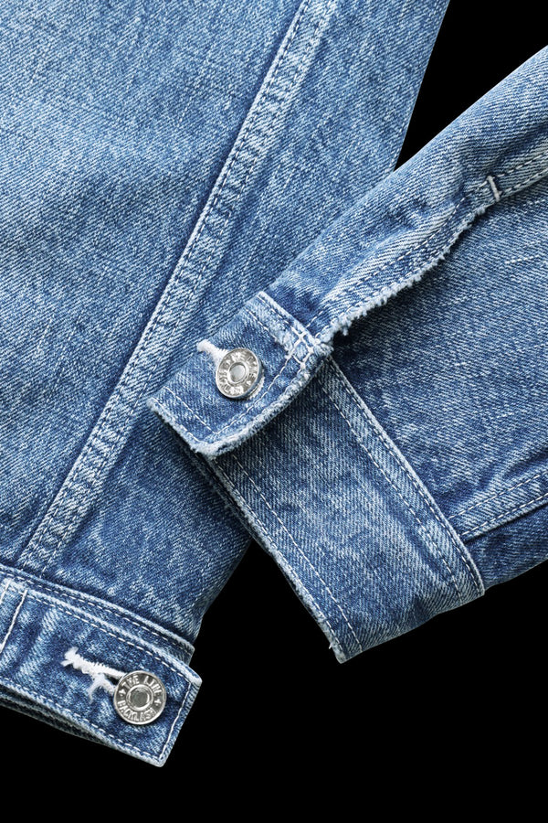 xx FULLCOUNT THE LINE DENIM JACKET / 13.7oz ORIGINAL SELVEDGE DENIM + SILVER 925