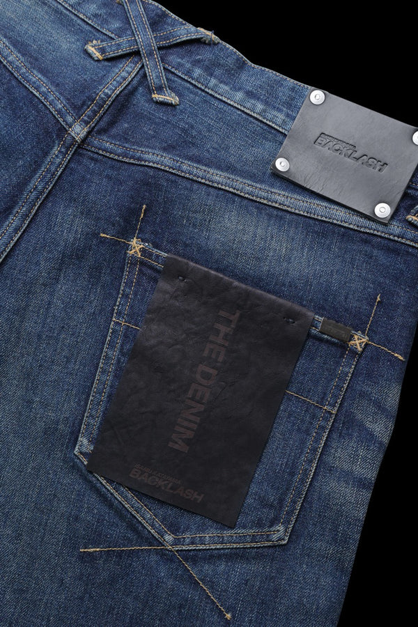 THE DENIM STRETCH SELVEDGE DENIM AUTHENTIC STRAIGHT PANTS “DARK.INDIGO”