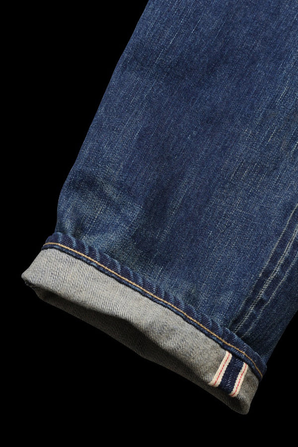 THE DENIM STRETCH SELVEDGE DENIM AUTHENTIC STRAIGHT PANTS “DARK.INDIGO”