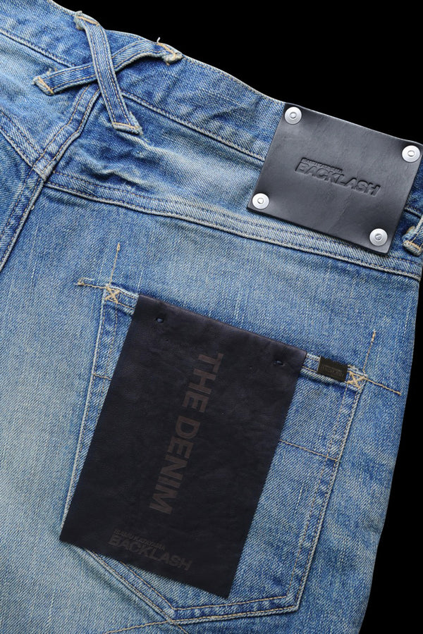 THE DENIM STRETCH SELVEDGE DENIM AUTHENTIC STRAIGHT PANTS “LIGHT INDIGO”