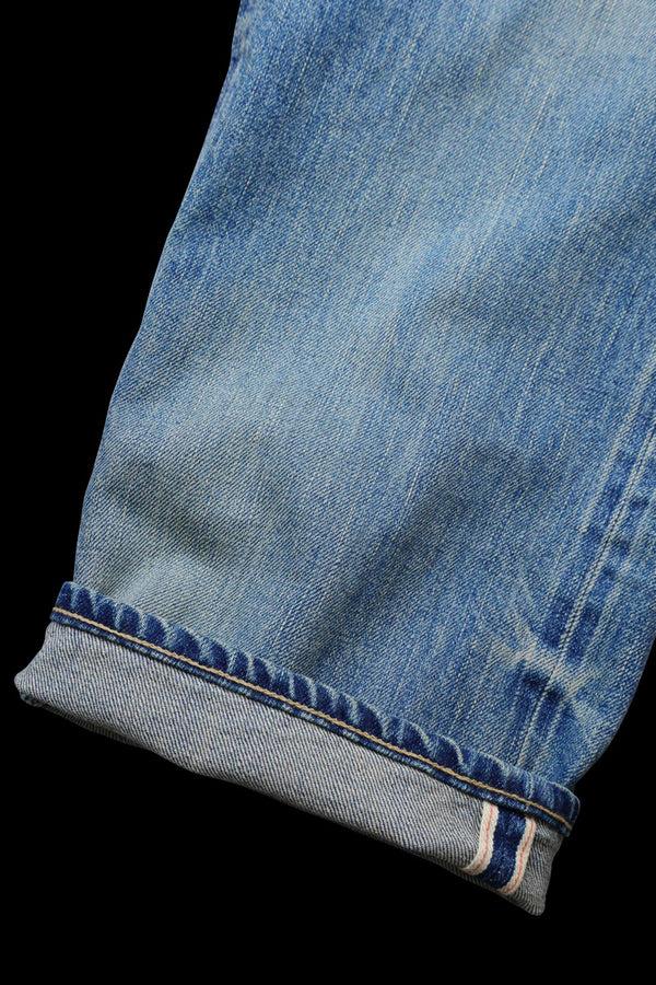 THE DENIM STRETCH SELVEDGE DENIM AUTHENTIC STRAIGHT PANTS “LIGHT INDIGO”