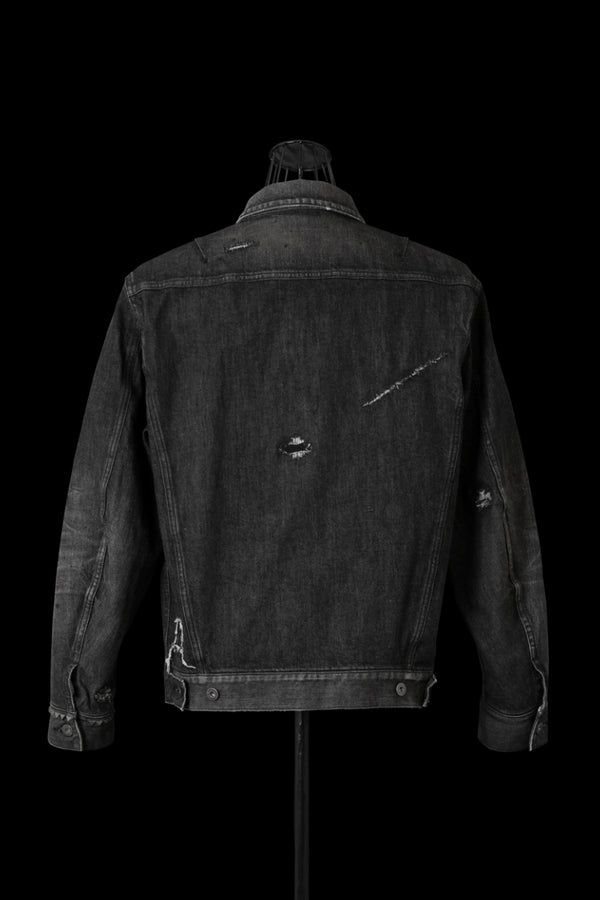 xx KOSUKE MATSUI THE DENIM STRETCH SELVEDGE DENIM 2ND. JACKET "DARK.BLACK”