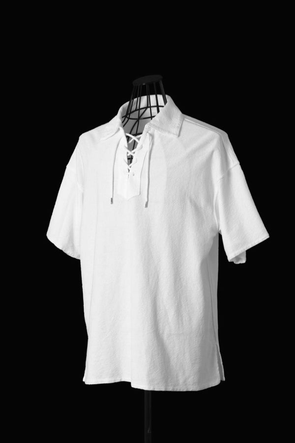 DRY TOUCH BLOCK INLAY LACE-UP CUT&SEWN