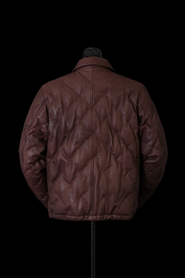 JAPAN STEER SOFT SHRINK STITCH “POLISH WHITE GOOSE DOWN BUTTON JACKET