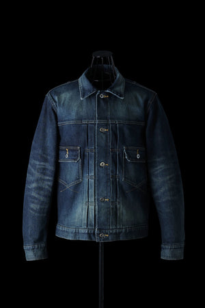 THE DENIM STRETCH SELVEDGE DENIM 2ND. JACKET “DARK.INDIGO”