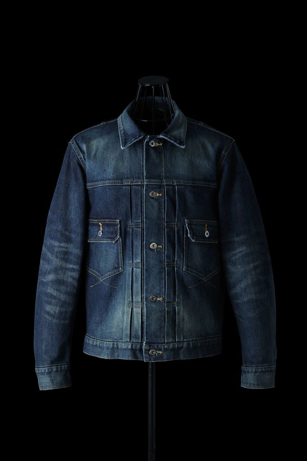 THE DENIM STRETCH SELVEDGE DENIM 2ND. JACKET “DARK.INDIGO”