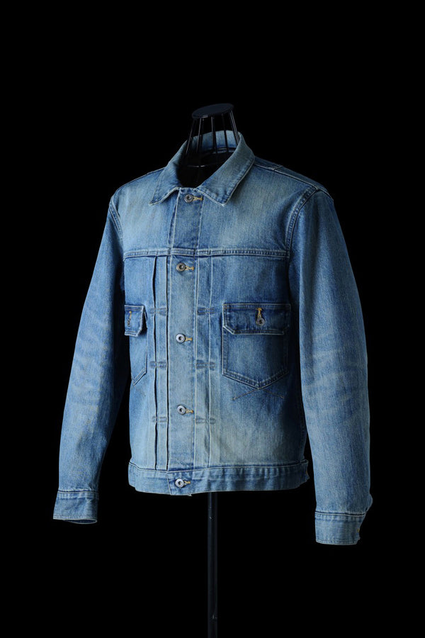 THE DENIM STRETCH SELVEDGE DENIM 2ND. JACKET “LIGHT.INDIGO”