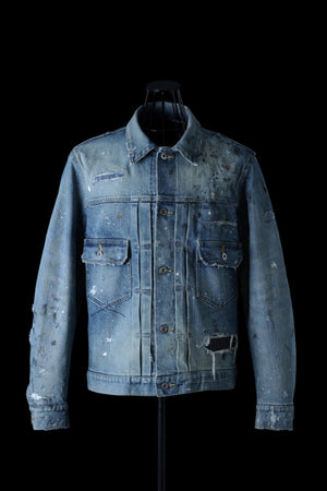 xx KOSUKE MATSUI THE DENIM STRETCH SELVEDGE DENIM 2ND. JACKET "LIGHT.INDIGO"