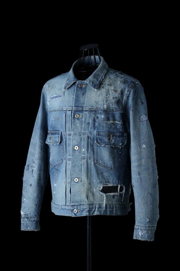 xx KOSUKE MATSUI THE DENIM STRETCH SELVEDGE DENIM 2ND. JACKET "LIGHT.INDIGO"