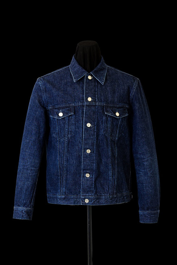 xx FULLCOUNT THE LINE DENIM JACKET / 13.7oz ORIGINAL SELVEDGE DENIM + SILVER 925