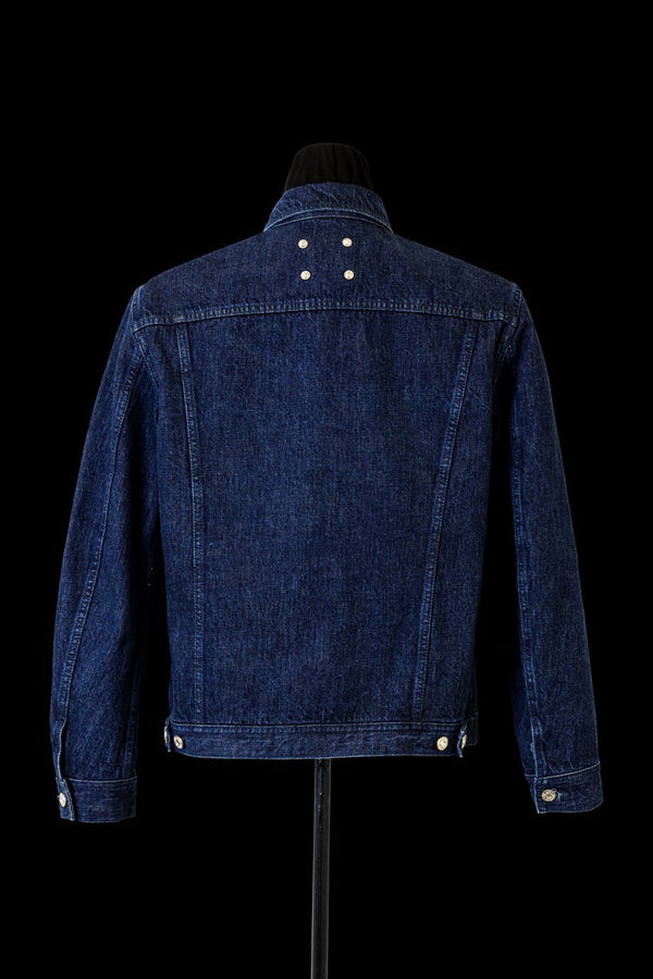xx FULLCOUNT THE LINE DENIM JACKET / 13.7oz ORIGINAL SELVEDGE DENIM + SILVER 925