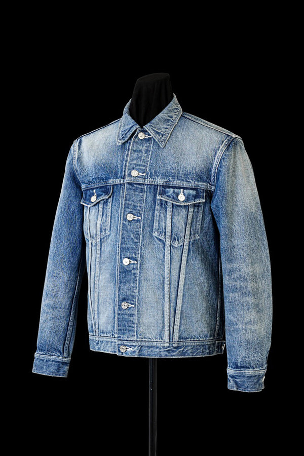 xx FULLCOUNT THE LINE DENIM JACKET / 13.7oz ORIGINAL SELVEDGE DENIM + SILVER 925