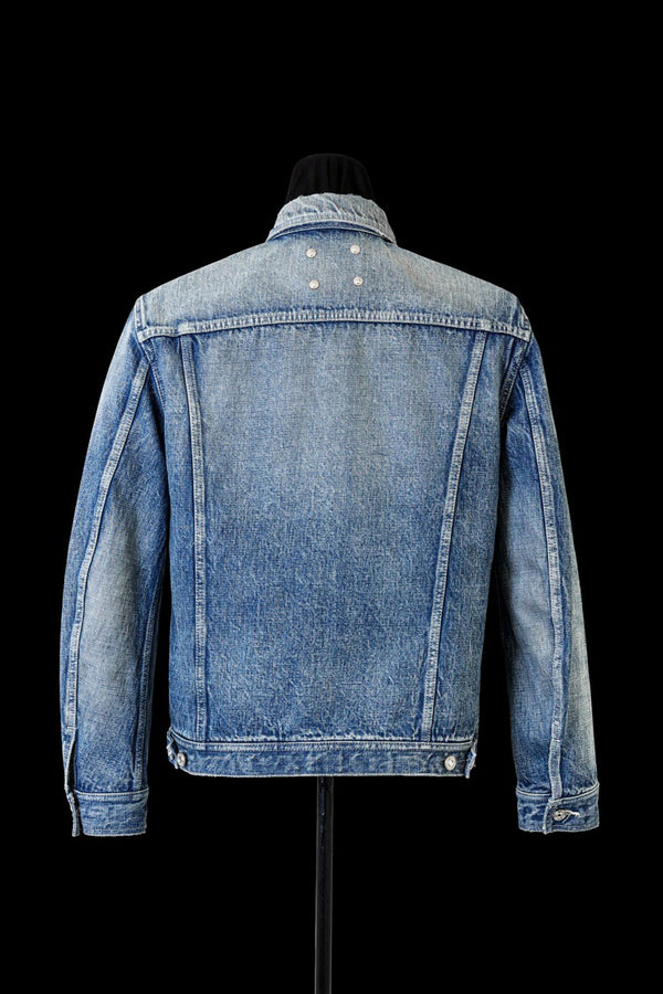 xx FULLCOUNT THE LINE DENIM JACKET / 13.7oz ORIGINAL SELVEDGE DENIM + SILVER 925