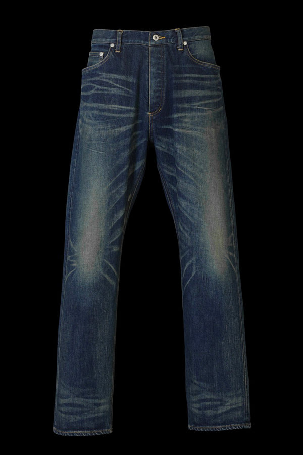 THE DENIM STRETCH SELVEDGE DENIM AUTHENTIC STRAIGHT PANTS “DARK.INDIGO”