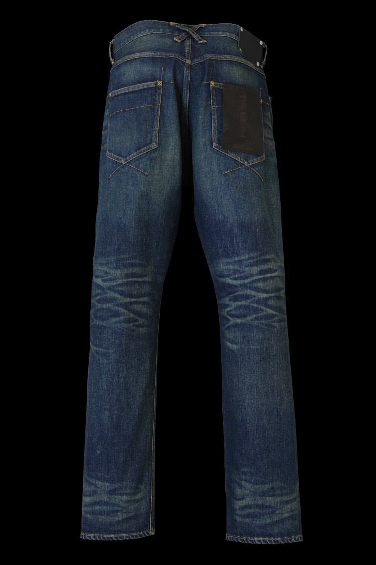 THE DENIM STRETCH SELVEDGE DENIM AUTHENTIC STRAIGHT PANTS “DARK