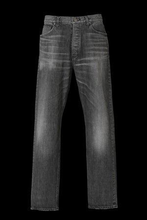 THE DENIM STRETCH SELVEDGE DENIM AUTHENTIC STRAIGHT PANTS “LIGHT.BLACK”