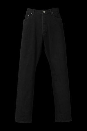THE DENIM STRETCH SELVEDGE DENIM AUTHENTIC STRAIGHT PANTS “ONEWASH.BLACK”