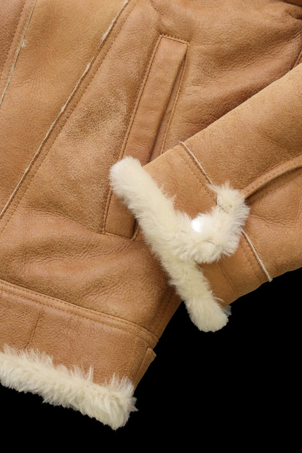 SPANISH MOUTON TRUCKER JACKET