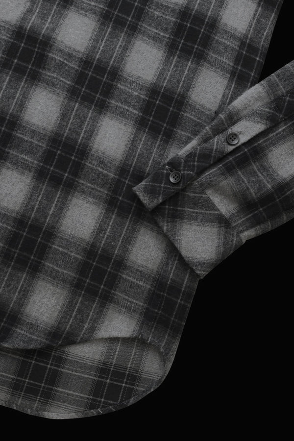 SOFT BRUSHED COTTON SHAGGY CHECK SHIRT