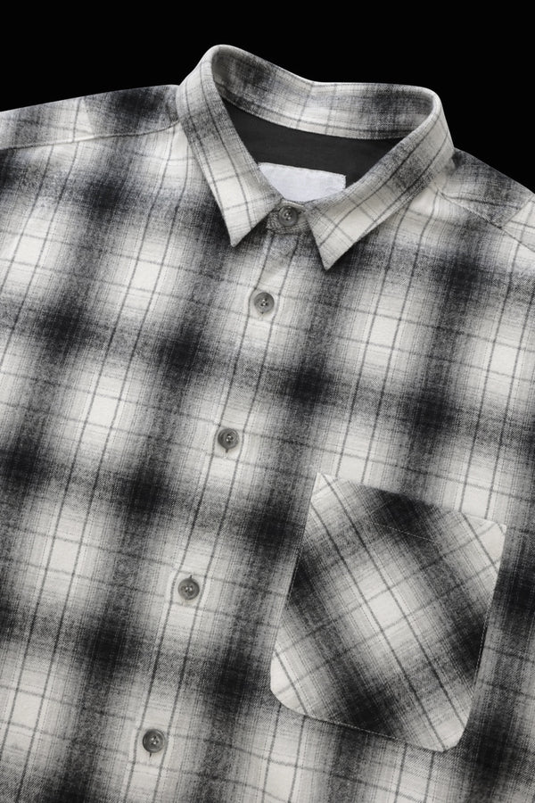 SOFT BRUSHED COTTON SHAGGY CHECK SHIRT