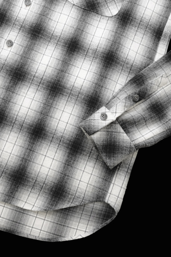 SOFT BRUSHED COTTON SHAGGY CHECK SHIRT