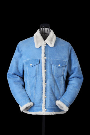 SPANISH MOUTON TRUCKER JACKET