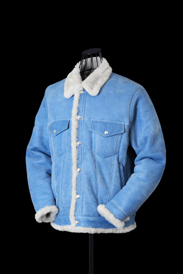 SPANISH MOUTON TRUCKER JACKET