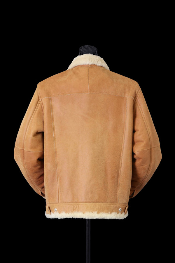 SPANISH MOUTON TRUCKER JACKET