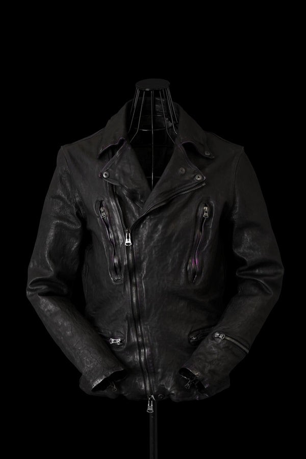 JAPAN CALF NATURAL DYED “GARMENT-WASH” DOUBLE RIDERS