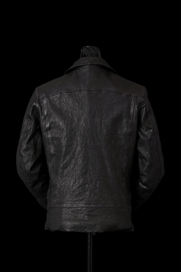 JAPAN CALF NATURAL DYED “GARMENT-WASH” DOUBLE RIDERS
