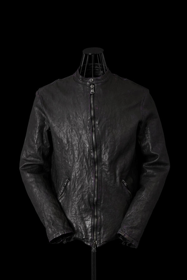 JAPAN CALF NATURAL DYED “GARMENT-WASH” SINGLE RIDERS