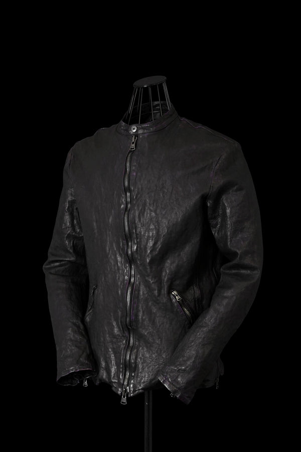 JAPAN CALF NATURAL DYED “GARMENT-WASH” SINGLE RIDERS