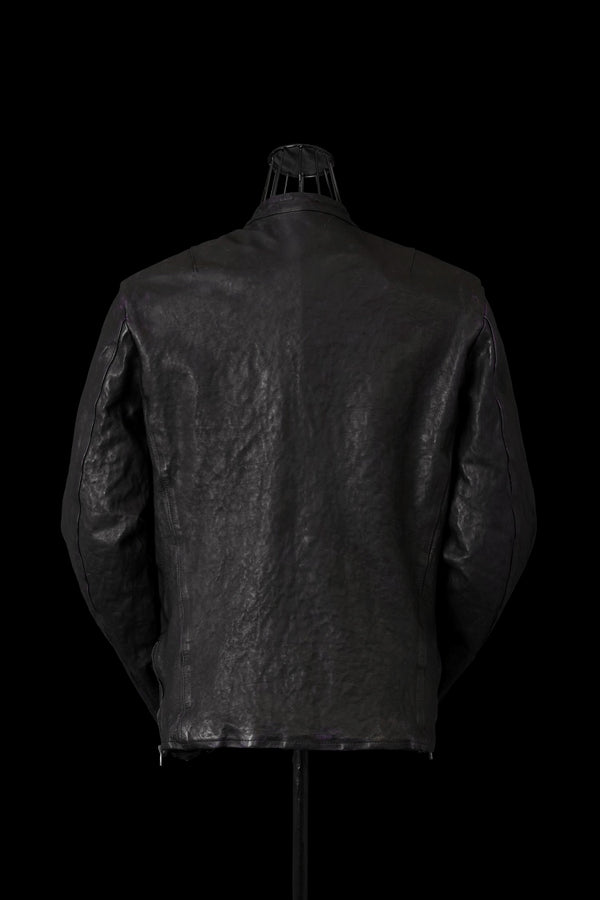 JAPAN CALF NATURAL DYED “GARMENT-WASH” SINGLE RIDERS