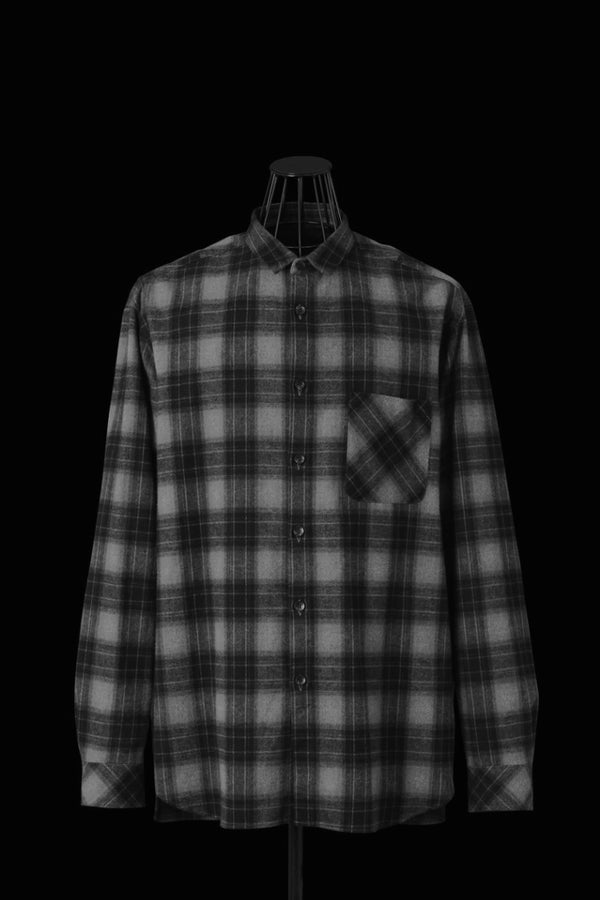 SOFT BRUSHED COTTON SHAGGY CHECK SHIRT