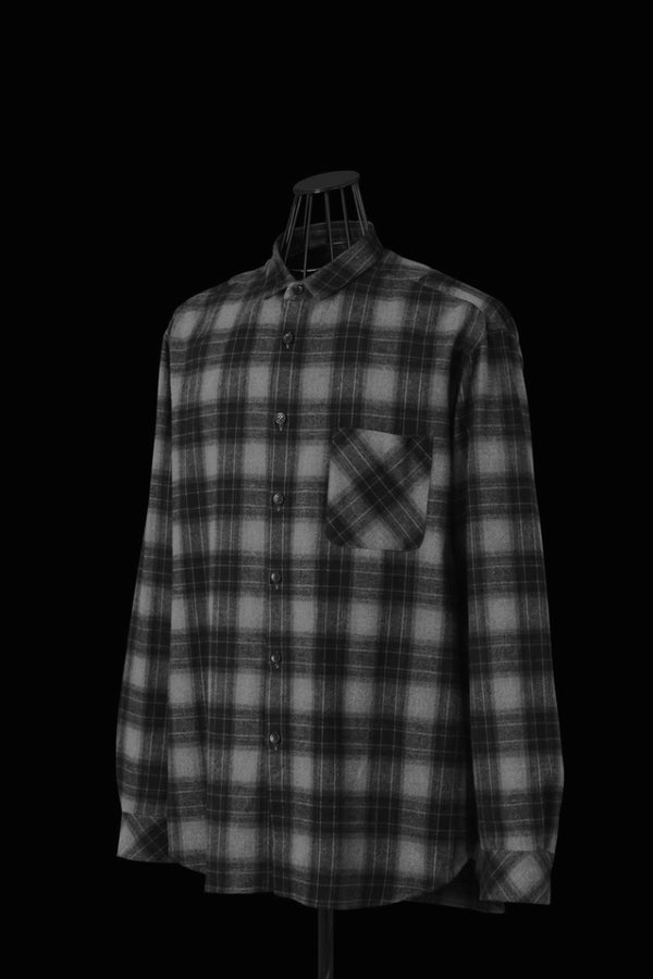 SOFT BRUSHED COTTON SHAGGY CHECK SHIRT