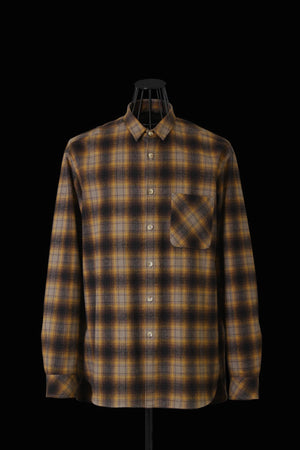 SOFT BRUSHED COTTON SHAGGY CHECK SHIRT