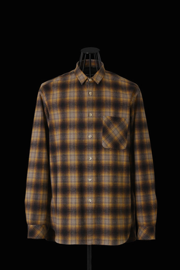 SOFT BRUSHED COTTON SHAGGY CHECK SHIRT
