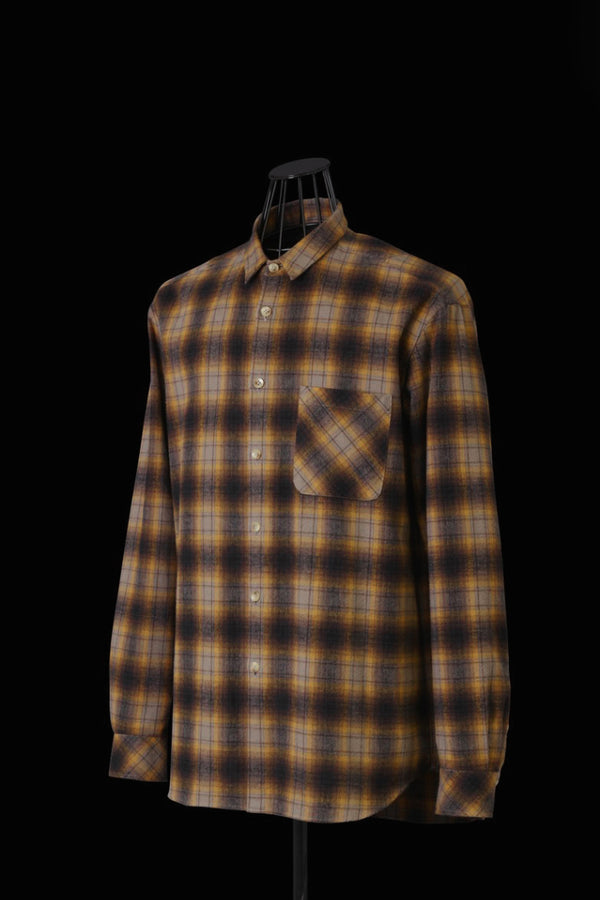 SOFT BRUSHED COTTON SHAGGY CHECK SHIRT